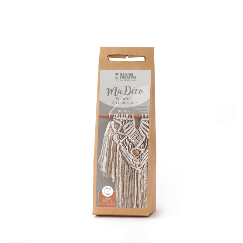 Kit macramé "Bohème écru"