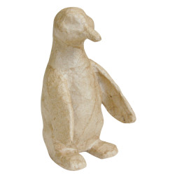 Papier mâché déco Pingouin
