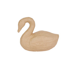 Papier mâché déco Cygne