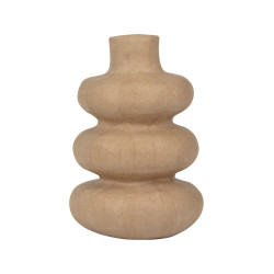 Papier mâché déco Vase curve