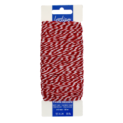Carte fil coton bicolore 1,1 mm x 50 m
