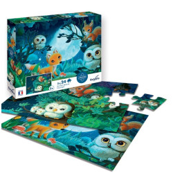 Puzzle Au clair de lune (X2) 24 pièces