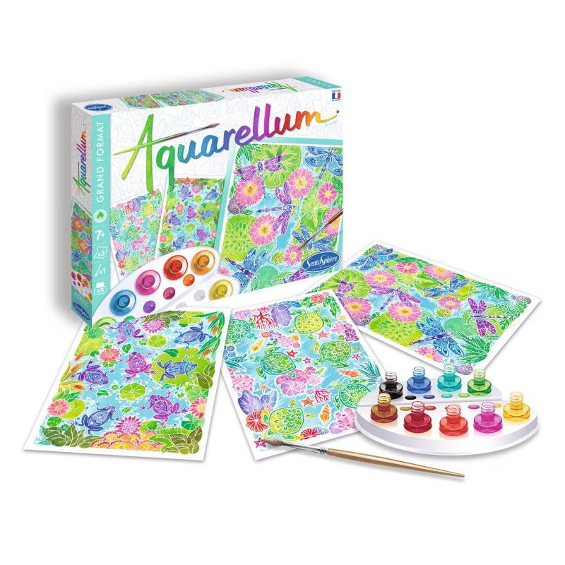 Coffret Aquarellum : vu du ciel