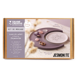 Kit de moulage Jesmonite : Lune & Soleil
