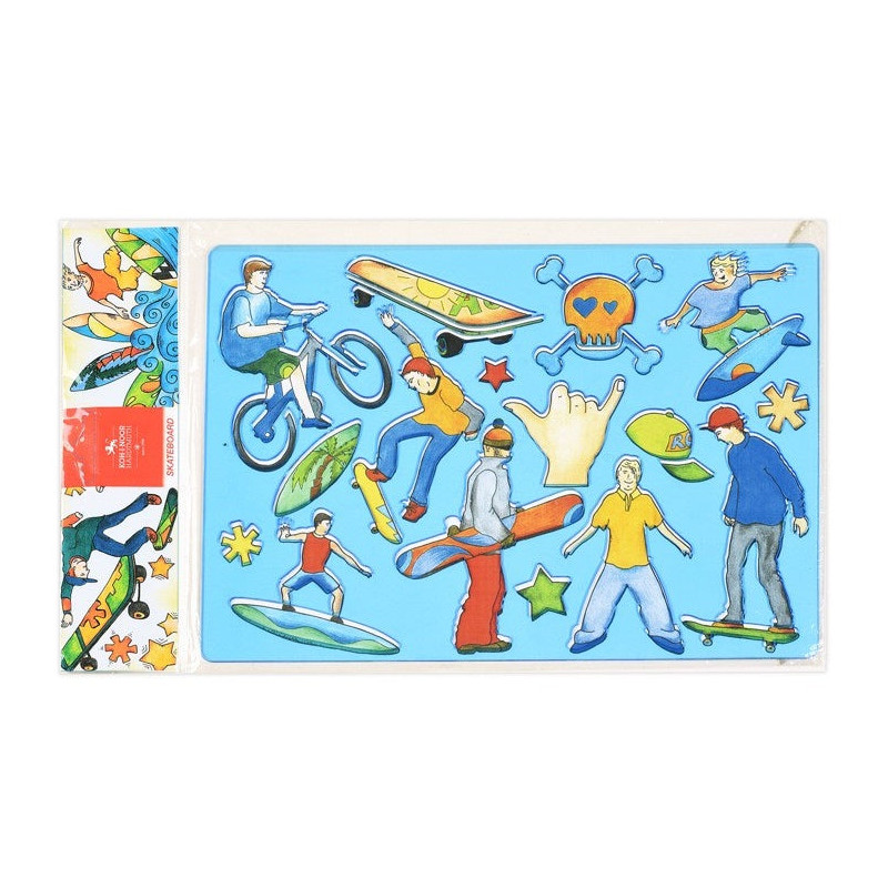 Grille à dessiner - 315 x 200 mm - skate