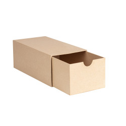 Papier mâché déco Boîte rectangle avec tiroir