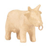 Papier mâché déco Vache avec anneau
