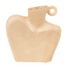 Papier mâché déco Vase épaules femme