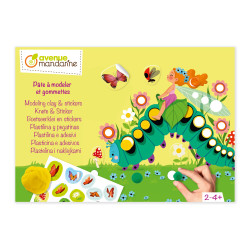 Boîte créative pâte à modeler & gommettes thème Fées