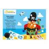 Boîte créative pâte à modeler & gommettes thème Pirates