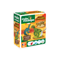 Coffret 3 moules Le Monde des Dinosaures