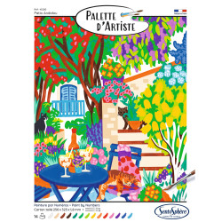 Peinture par numéro : Patio Andalou