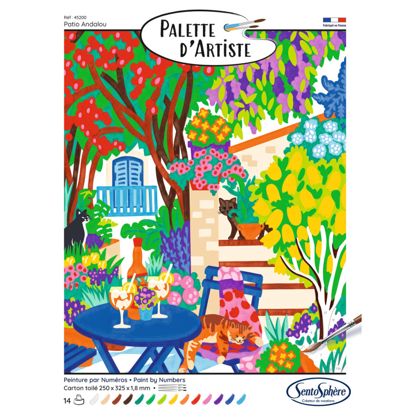 Peinture par numéro : Patio Andalou