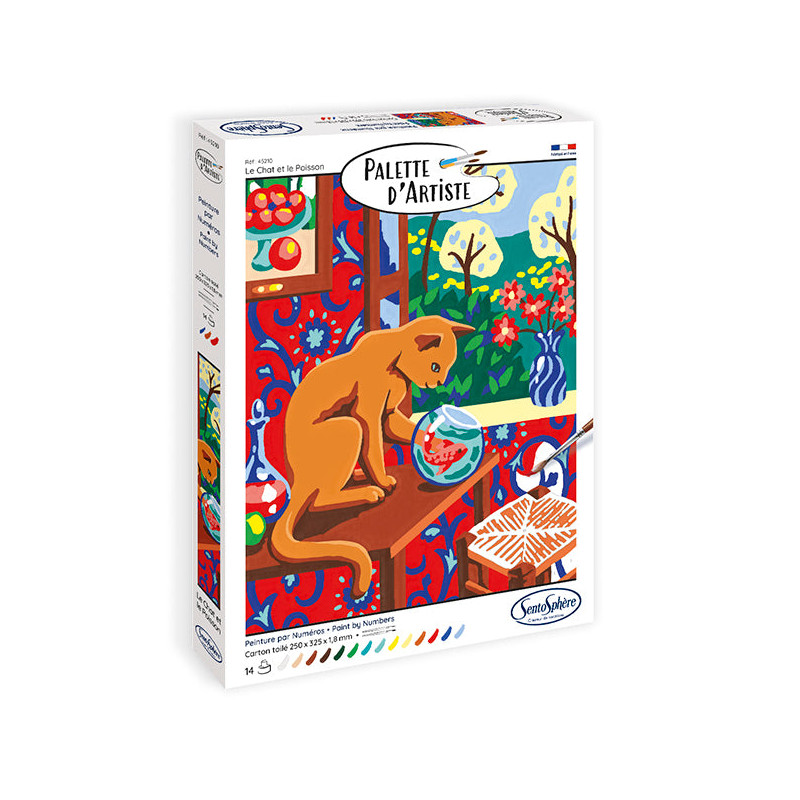 Peinture par numéro : Chat Poisson