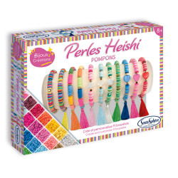 Perles Heishi Pompons