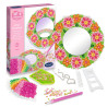 Kit miroir mosaïque fleurs