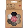 Perles de rocaille couleurs argentées