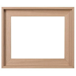 Caisse américaine en L Brute/noire/blanchie - CAISSE AM.L.40X40 NOIRE