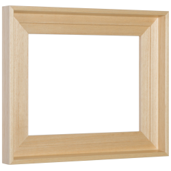 Caisse américaine en Escalier Brute/noire/blanchie - CAISSE AM.20X20 B