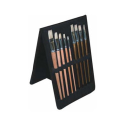 Trousse chevalet pour pinceaux
