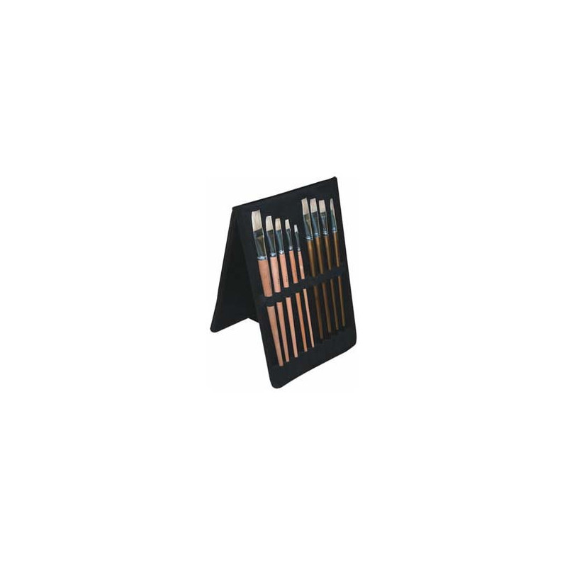 Trousse chevalet pour pinceaux