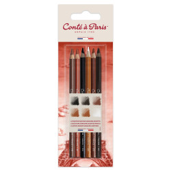 Crayons sanguine blister de 6