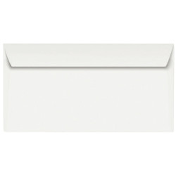 Boite de 500 enveloppes blanches 110x220mm 80g bande siliconée