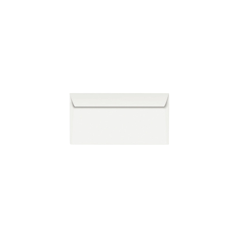 Boite de 500 enveloppes blanches 110x220mm 80g bande siliconée