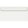 Boite de 500 enveloppes blanches 110x220mm 80g bande siliconée fenêtre