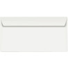 Boite de 500 enveloppes blanches 110x220mm 80g bande siliconée fenêtre