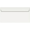 Boite de 500 enveloppes blanches 110x220mm 80g bande siliconée fenêtre