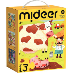 Coffret de 3 puzzles progressifs, la vie au grand air