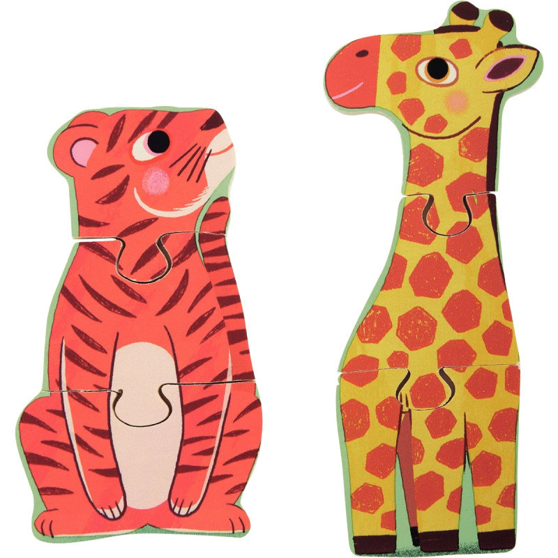 Encastrement en bois Coucou Tigre, 12 pièces