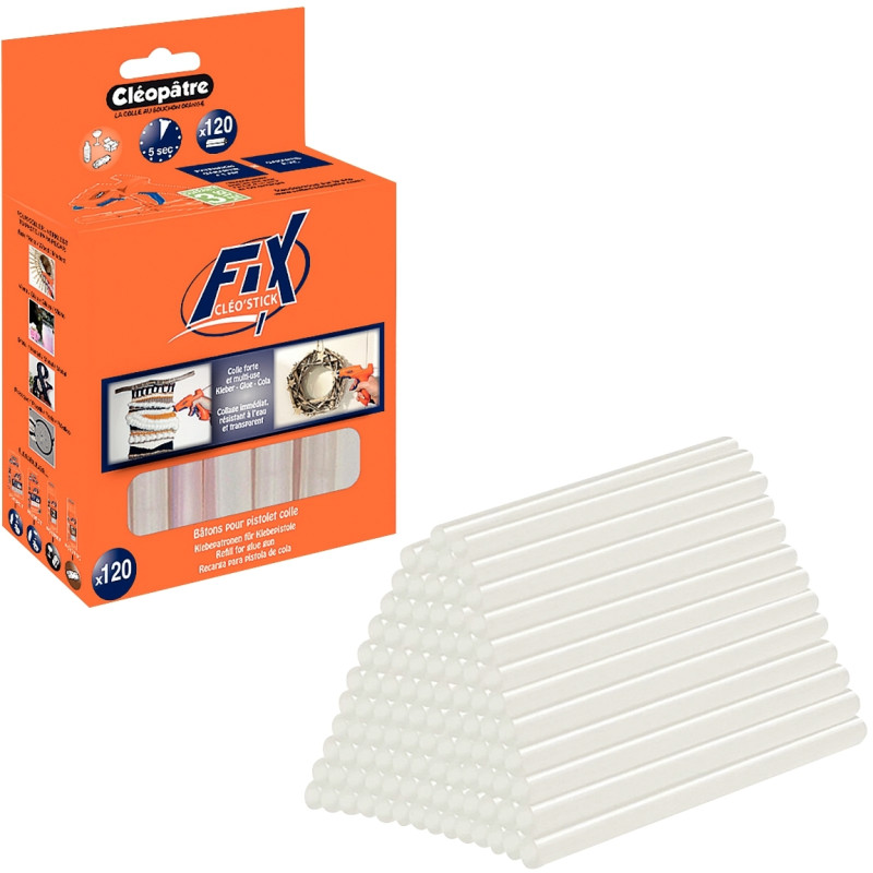 Mégabox de 120 batons de colle CléogunFix