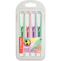 Blister de 4 surligneurs Swing Cool pastels