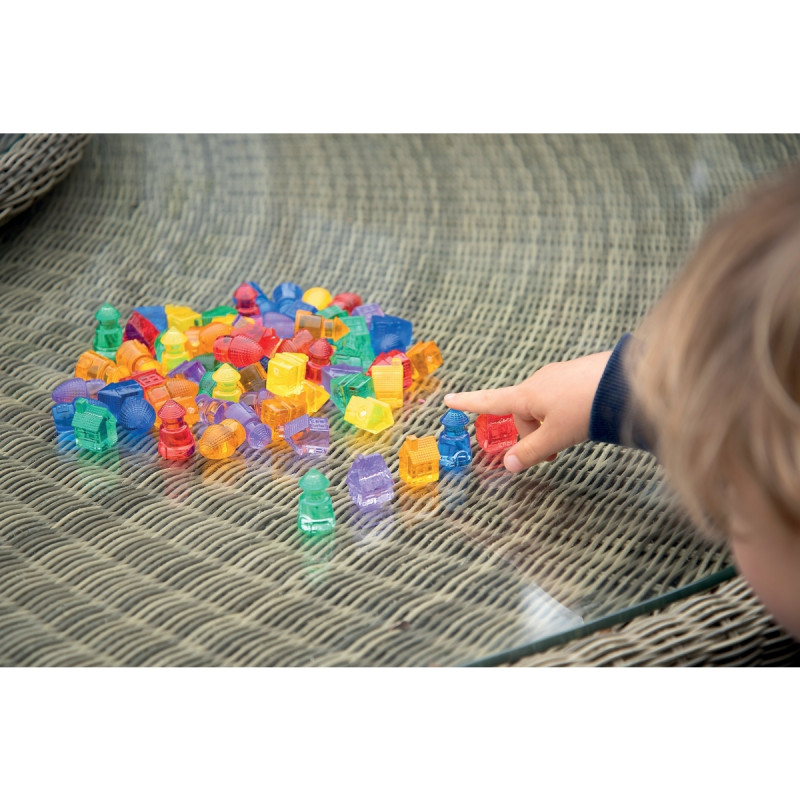 Baril de 72 mini-maisons de tri assortis