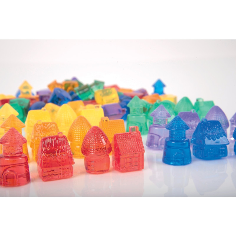 Baril de 72 mini-maisons de tri assortis