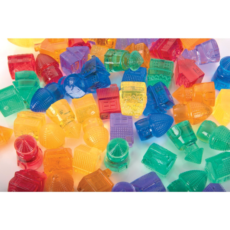 Baril de 72 mini-maisons de tri assortis