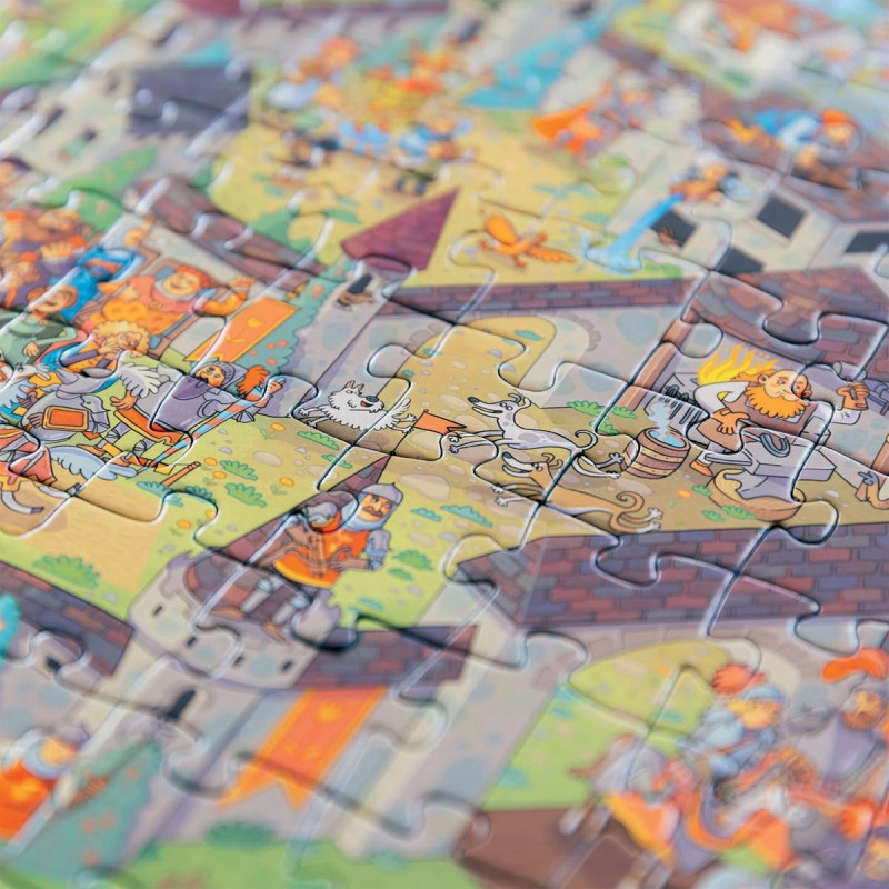 Boite de 3 puzzles UP progressifs, l'Histoire