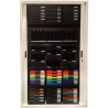 Module 10 tiroirs MODULO noir/arlequin