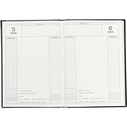 Agenda perpétuel de caisse 21x14,8cm