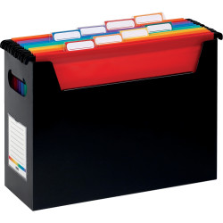 Boîte de rangement RAINBOW CLASS + 8 dossiers suspendus assortis