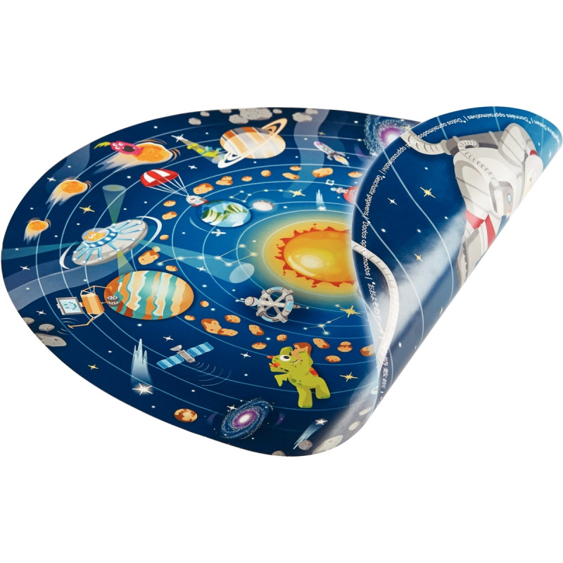 Puzzle rond 102 pièces, le système solaire