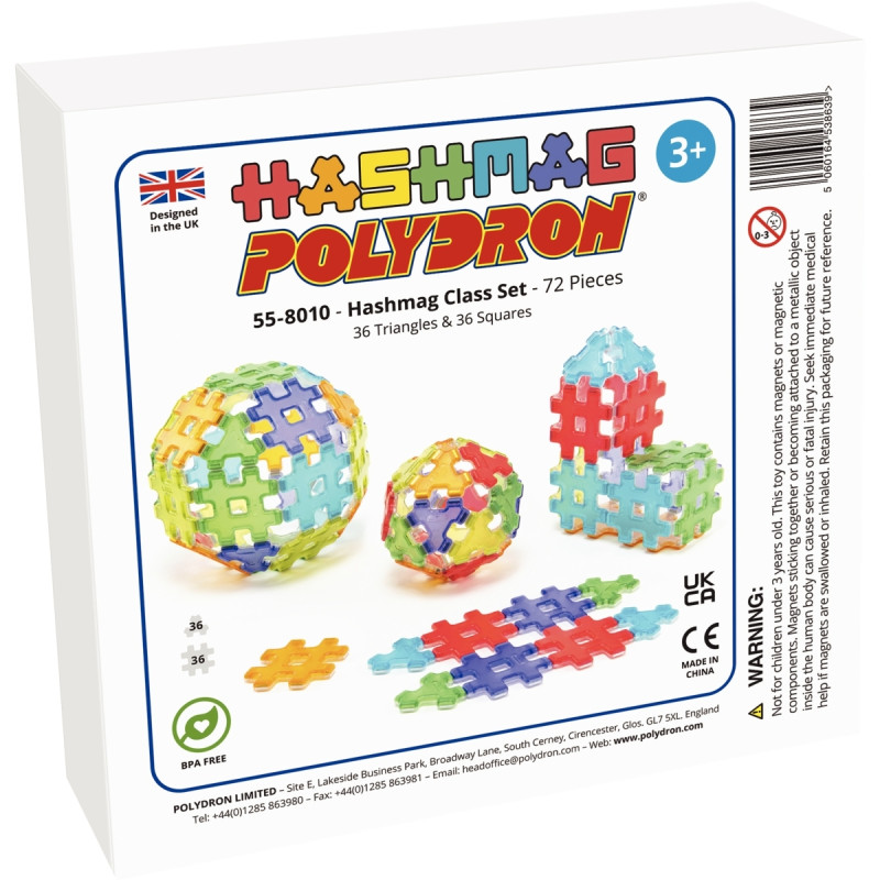 Boite de 72 POLYDRON HASHMAG