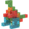Lot de 64 cubes magnétiques MAGICUBE translucides