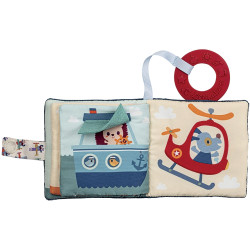 Imagier en tissu Jules le chien LILLIPUTIENS