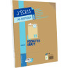 Paquet de 10 pochettes kraft 229x324mm 85g bande siliconée avec zone d