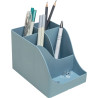 Pot à crayons PEN-WAVE AUTENTIK bleu gris