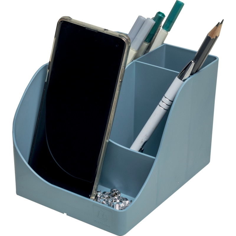 Pot à crayons PEN-WAVE AUTENTIK bleu gris