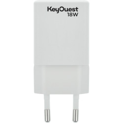 Chargeur secteur 1 port USB-A ultra-rapide blanc